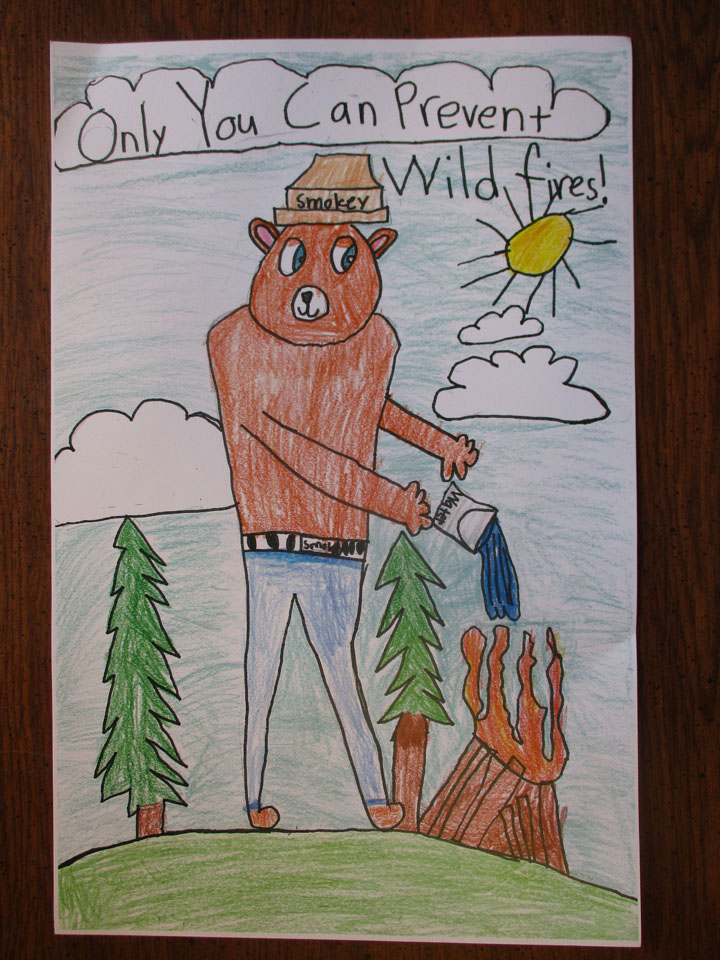 Smokey Bear/Woodsy Owl Poster Contest Underway Utah Associated Garden Clubs